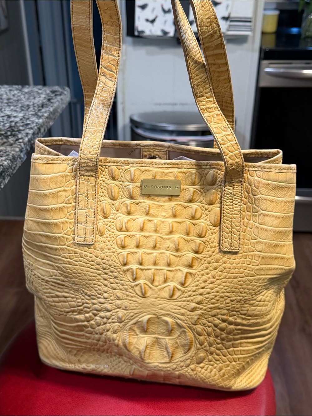 Gorgeous Brahmin Stanton Tote Champagne
